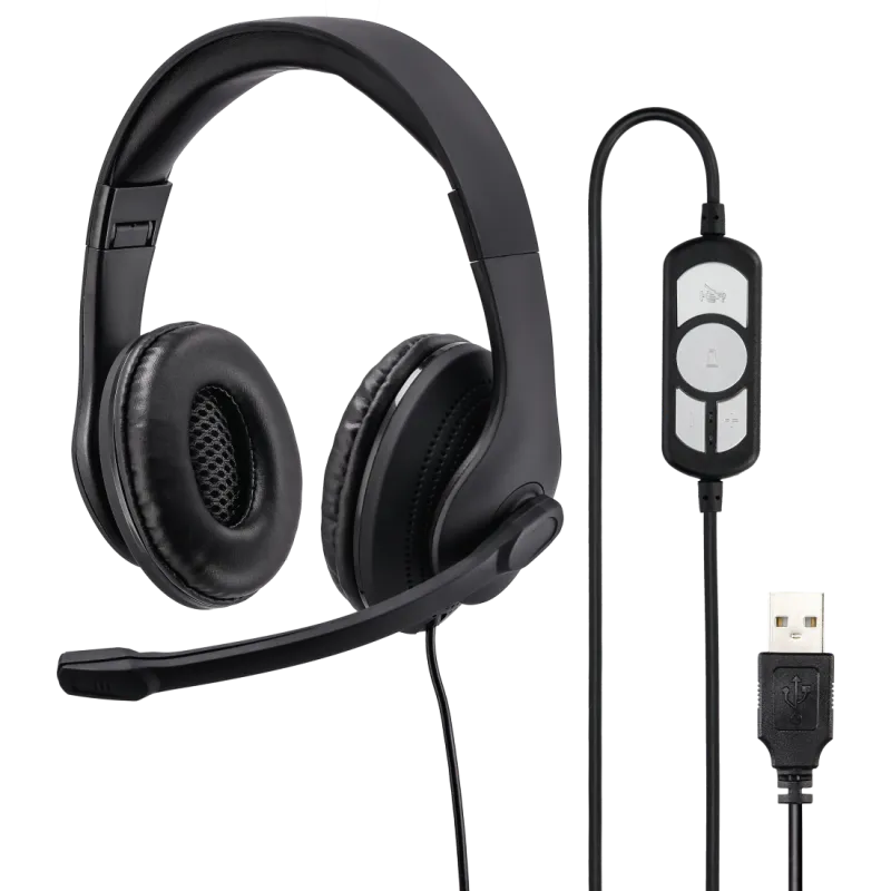 Hama "HS-USB300" PC Office Headset - 2