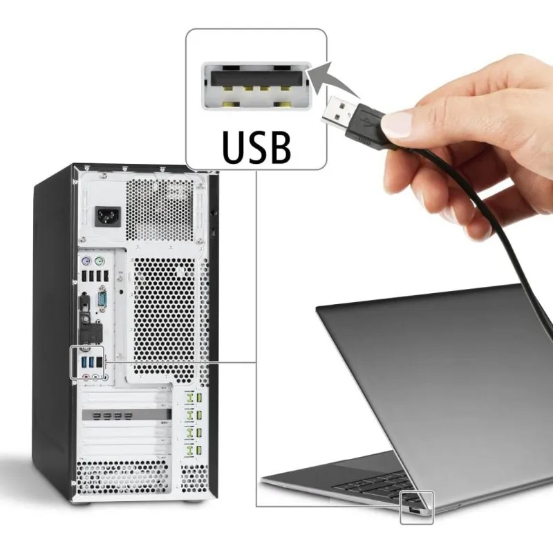 Hama "HS-USB300" PC Office Headset - 5