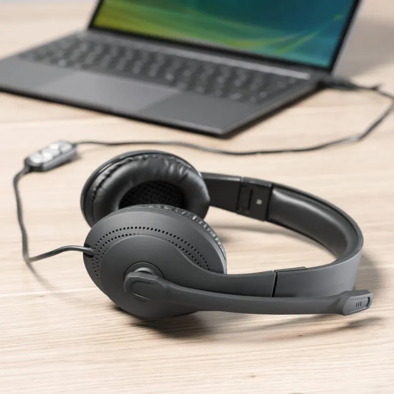 Hama "HS-USB300" PC Office Headset - 9