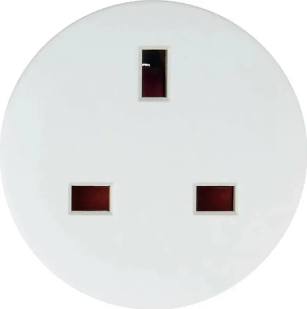 Adapter Hama udhëtimi UK-EU, i bardhë - 2