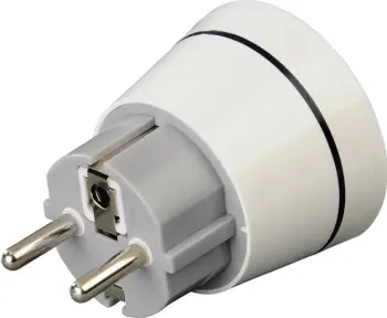 Adapter Hama udhëtimi UK-EU, i bardhë