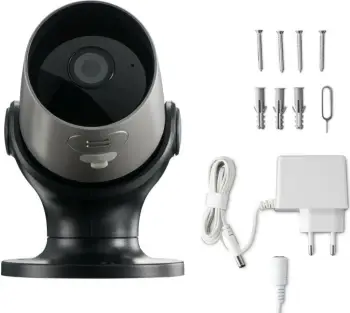 Kamerë monitorimi Hama 176646, WiFi, jashtë, rezolucion 1080p, e zezë