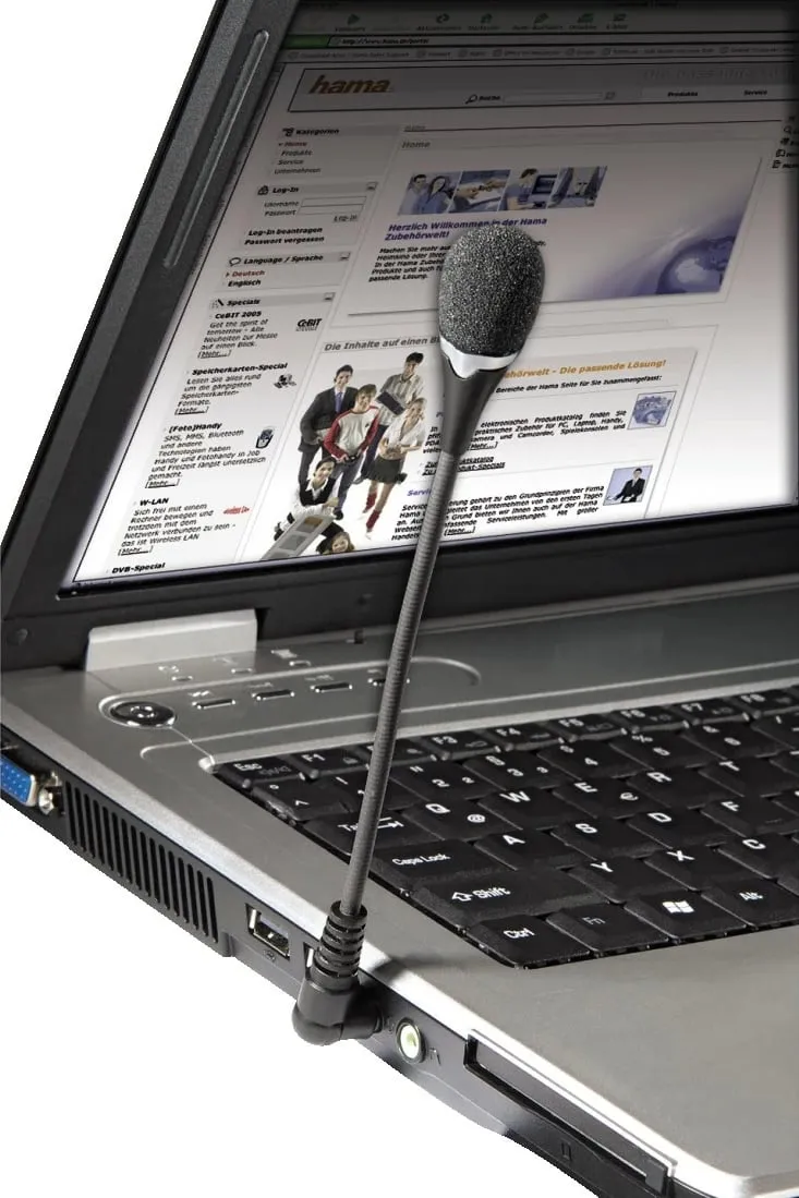 Hama Notebook VoIP Mikrofon, 57152 - 1