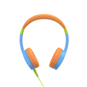Kufje për fëmijë Hama "Kids Guard" fleksibel, 3.5mm, kaltër/portokalli