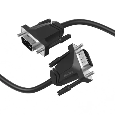 Kabllo Hama VGA-VGA, 1.50 m, e zezë - 3