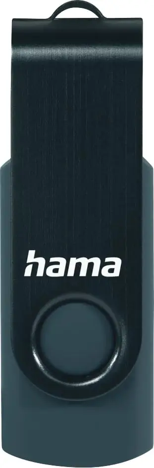 USB Hama "Rotate", 3.0, 32GB, 70MB/s, kaltër e errët, 182463