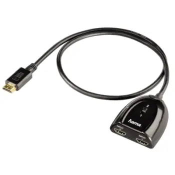 Switch Hama HDMI 2x1, zezë, 42553