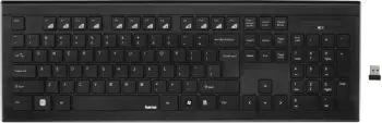 Tastierë wireless Hama Cortino, e zezë
