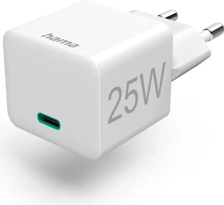 Kokë karikuese Hama Power Delivery PD Qualcomm, 25W, e bardhë - 1