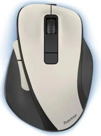 Maus me wireless Hama, bezhë/i zi