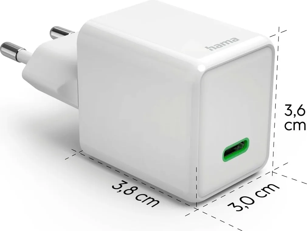 Karikues rrjeti Hama supermini 45W GaN PD/QC 1x USB-C, bardhë - 8