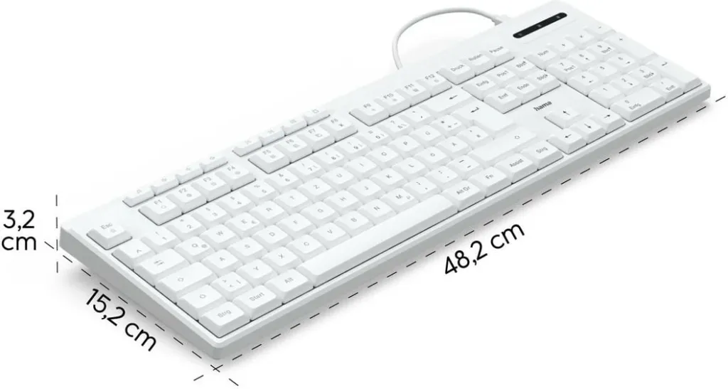 Tastierë Hama CK-200, USB, e bardhë - 2