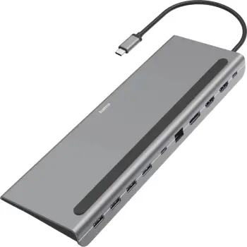 Docking Station USB-C Hama CONNECT2OFFICE PRO, 10 porte