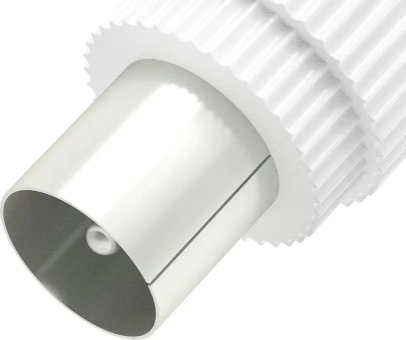 Wtyk antenowy Hama, mini-jack 3.5mm (4pin), bardhë - 2