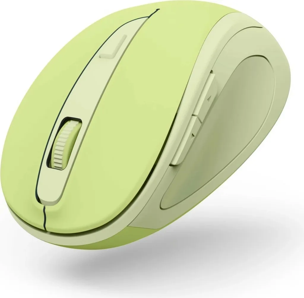 Maus Hama WM-400, wireless, 1600 DPI, 6 butona, e gjelbër - 1