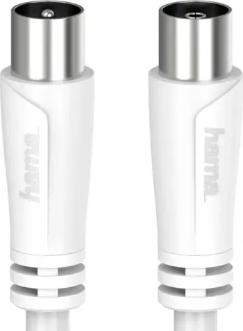 Kabel antene Hama 90DB 1.5m, bardhë