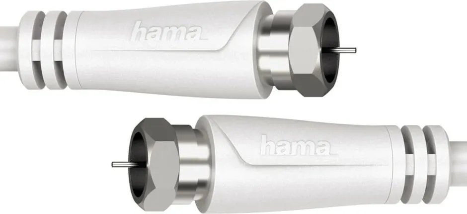 Kabel antene Hama 90DB, 1.5m, i bardhë - 2