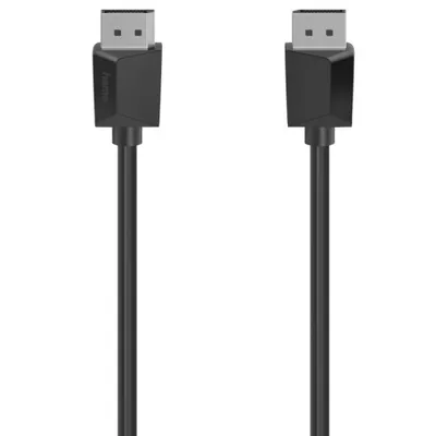 Kabllo Hama DisplayPort, DP 1.2, Ultra HD 4K, 1.50 m, e zezë - 1