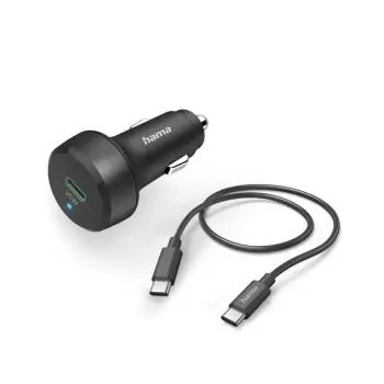 Karikues Hama, USB-C, PD/QC, 25 W, 1 m, i zi