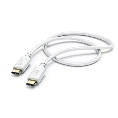 Kabllo karikimi Hama, USB-C - USB-C, 1.5 m, e bardhë - 6