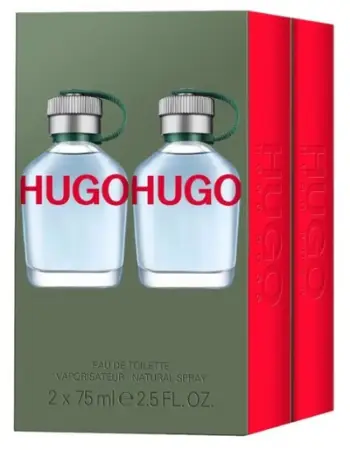 Set Duo Eau De Toilette Hugo Boss Hugo Man, 2 x 75 ml