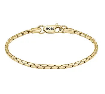 Byzylyk për meshkuj HUGO BOSS 1580532, 19 cm, i artë