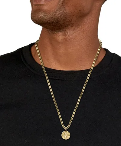 Qafore për meshkuj Hugo Boss 1580549, 61cm, e artë - 2