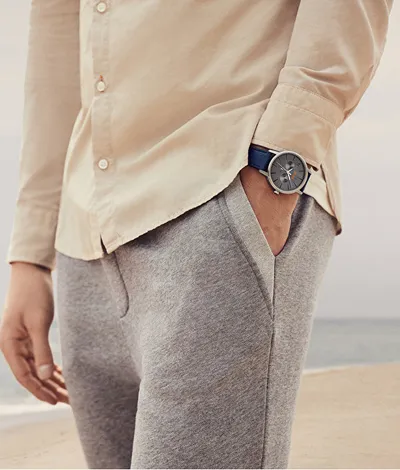 Orë dore për meshkuj Hugo Boss Velocity 1514061, e kaltër - 4