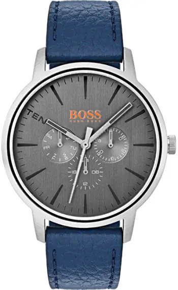 Orë dore për meshkuj Hugo Boss Velocity 1514061, e kaltër