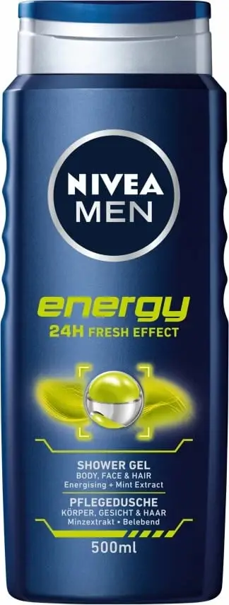 Xhel dushi Nivea Energy for men, 500ml