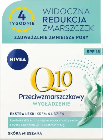 Krem dite SPF 15 Q10 Anti-Wrinkle Pore Minimizing NIVEA, 50 ml