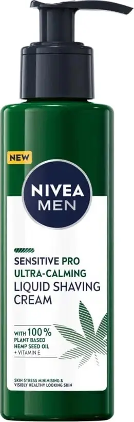 Krem për rroje për meshkuj Nivea Sensitive Pro Ultra-Calming Liquid, 200ml