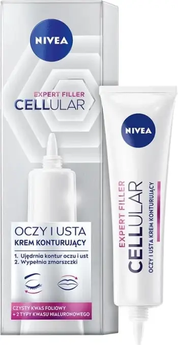 Krem kontur për sy dhe buzë Nivea Cellular Expert Filler për femra 15ml