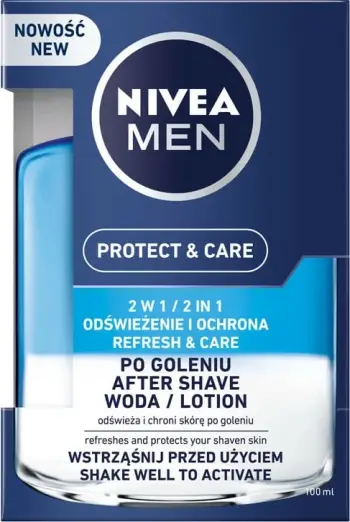 Balsam pas rrojes Nivea Protect & Care 2 In 1 Refresh & Care After Shave, 100ml