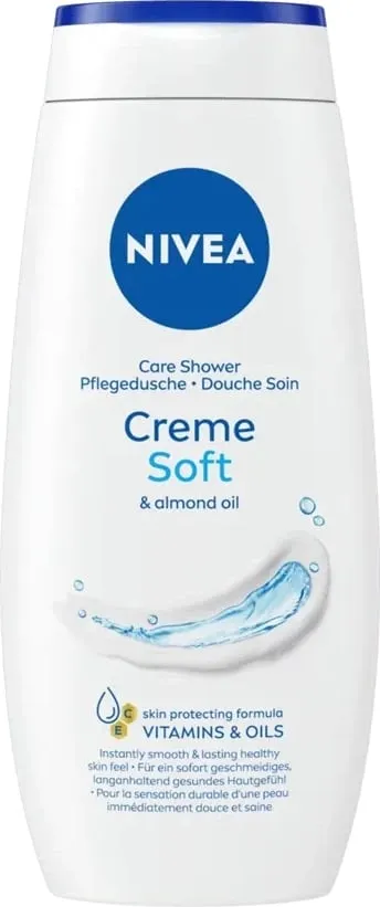 Xhel dushi Nivea Creme Soft për femra 250ml - 1
