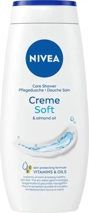 Xhel dushi Nivea Creme Soft për femra 250ml