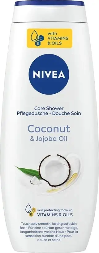 Xhel dushi për femra Nivea Coconut & Jojoba Oil 500ml