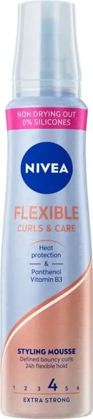 Shkumë për stilim flokësh Nivea Flexible Curls & Care për femra 150ml