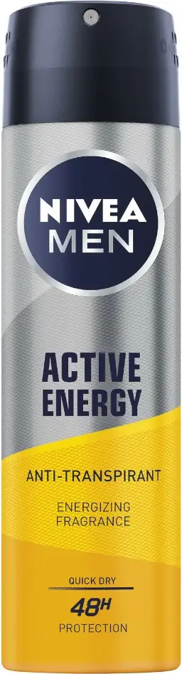 Deodorant spraj Nivea Men Active Energy, antiperspirant, 150ml
