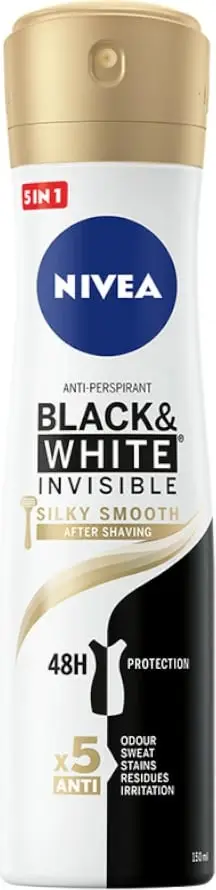 Deodorant spray për femra Nivea Black&White Invisible Fresh, 150ml