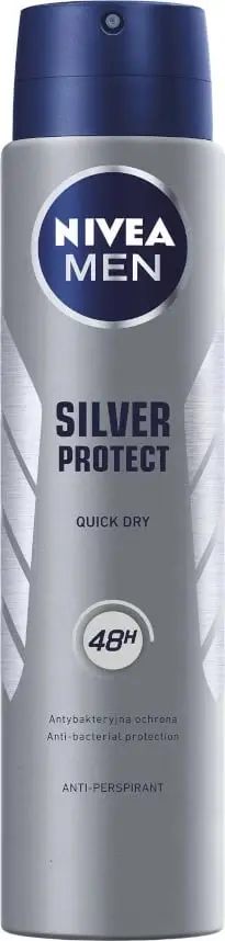 Deodorant spray për meshkuj Nivea Silver Protect 250ml