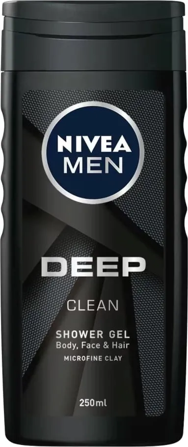 Xhel dushi Nivea Deep Clean for Men, 250ml, për meshkuj - 1