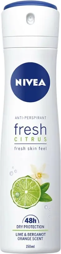 Deodorant sprej për femra Nivea Fresh Citrus, 150 ml
