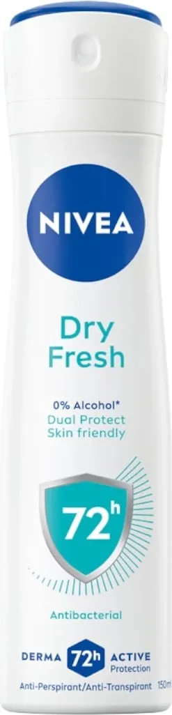 Spray antiperspirant për femra Nivea Dry Fresh 150ml - 1