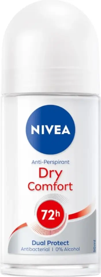 Deodorant për femra Nivea DRY COMFORT, 50ml, i bardhë