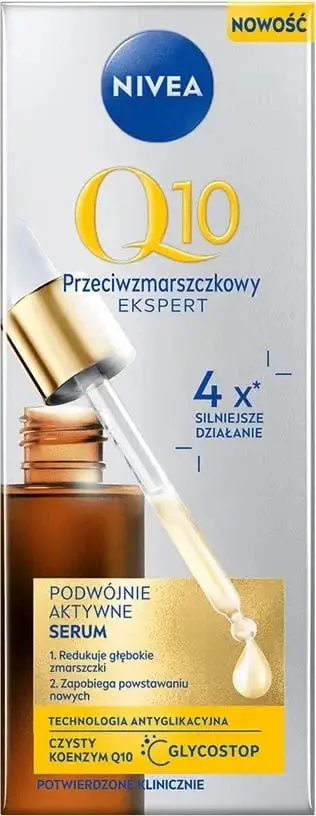 Serum për fytyrë Nivea Q10 Anti-Wrinkle Expert Double-Active për femra 30ml