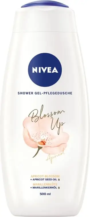 Xhel dushi Nivea Blossom Up Apricot & Seed Oil, 500 ml
