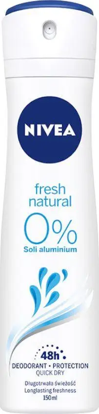Deodorant për femra Nivea Fresh Natural, 150ml, i bardhë