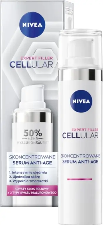 Serum kundër plakjes Nivea Cellular Expert Filler Concentrated për femra, 40ml