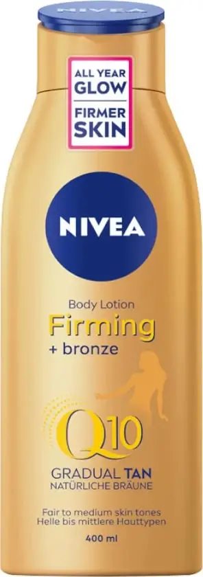 Losion për trup Nivea Q10 Firming + Bronze, 400 ml